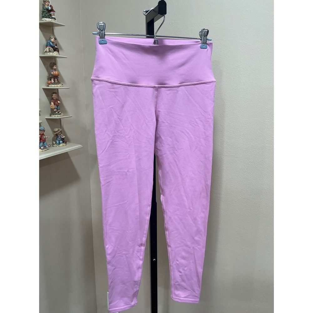 Alo Leggings Airbrush Highwaisted 7/8 Medium Candy Heart Pink Activewear Sculpt